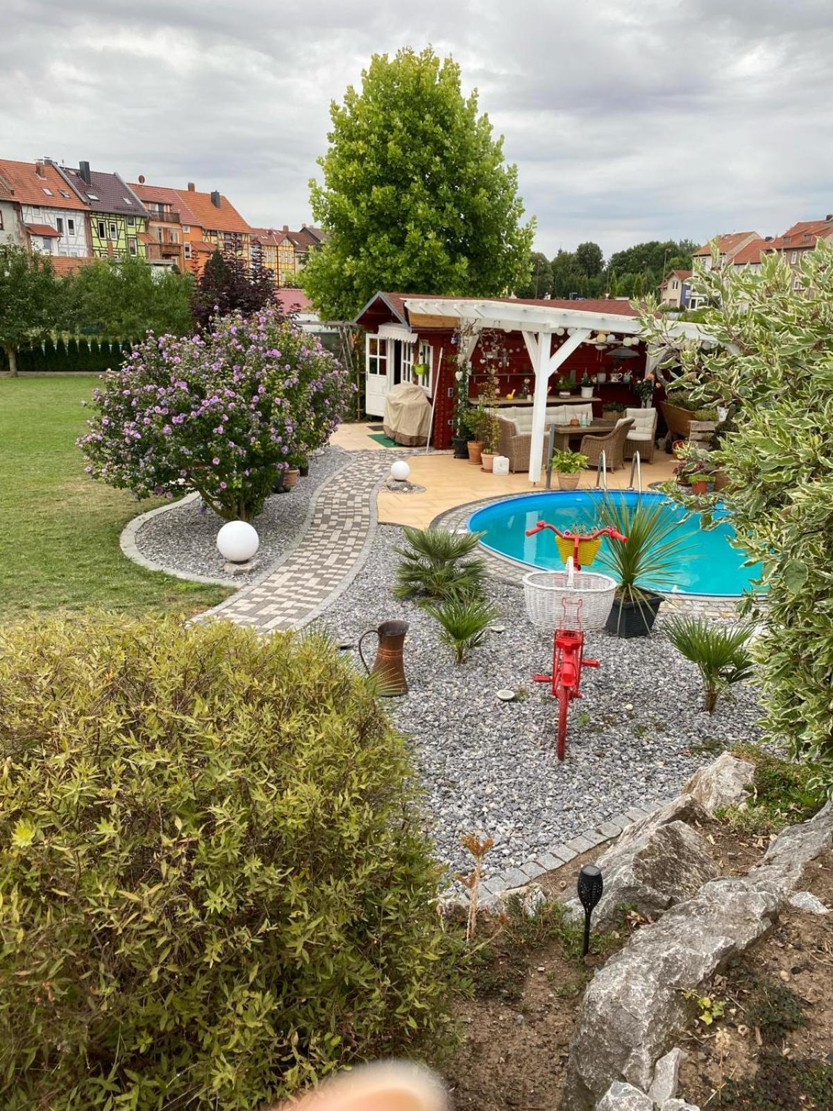 Ferienhaus Luebke Souterrain Mühlhausen Exterior foto